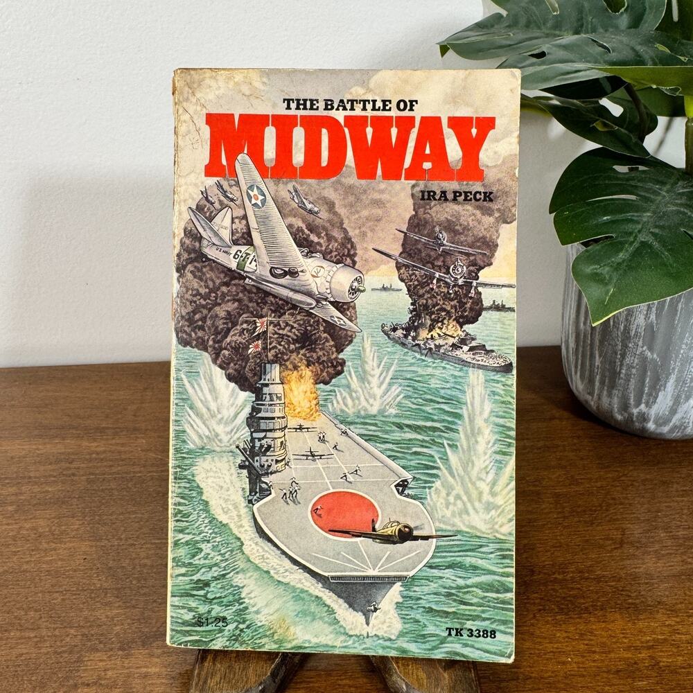 The Battle of Midway By Ira Peck 1976 WWII US Japan Naval History Scholastic